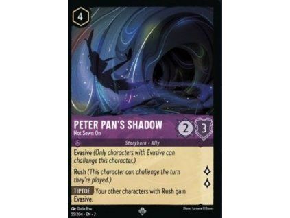 Peter Pan's Shadow - Not Sewn On