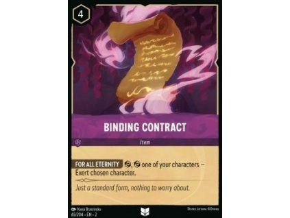 Binding Contract
