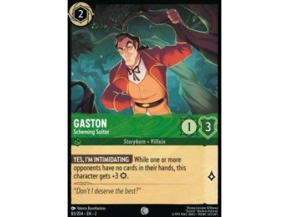 Gaston - Scheming Suitor