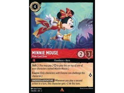 Minnie Mouse - Wide-Eyed Diver