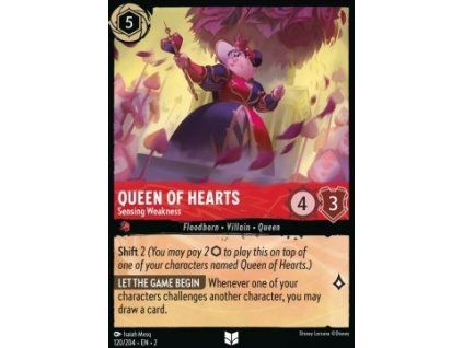 Queen of Hearts - Sensing Weakness