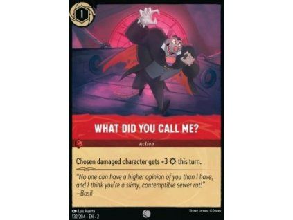 What Did You Call Me?