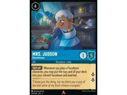 Mrs. Judson - Housekeeper
