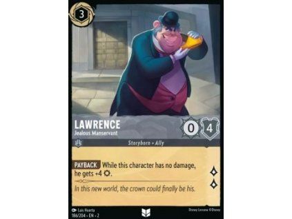 Lawrence - Jealous Manservant