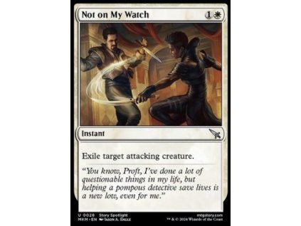 Not on My Watch