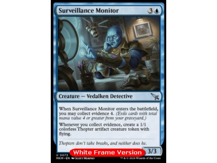 Surveillance Monitor (V.1) - Bílá verze