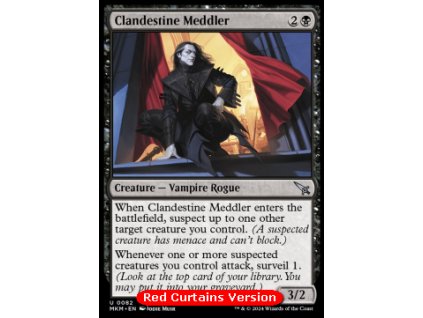Clandestine Meddler (V.1) - Červená verze