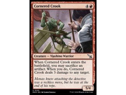 Cornered Crook