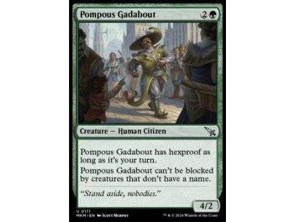 Pompous Gadabout