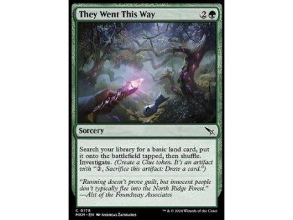 They Went This Way
