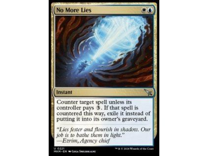 No More Lies