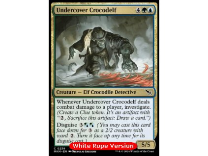 Undercover Crocodelf (V.1) - Bílá verze