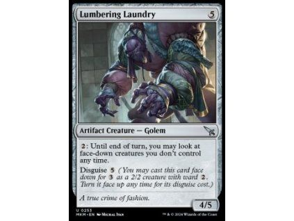 Lumbering Laundry