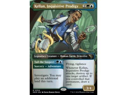 Kellan, Inquisitive Prodigy // Tail the Suspect - borderless