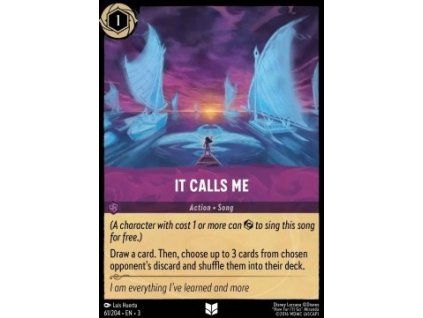 It Calls Me