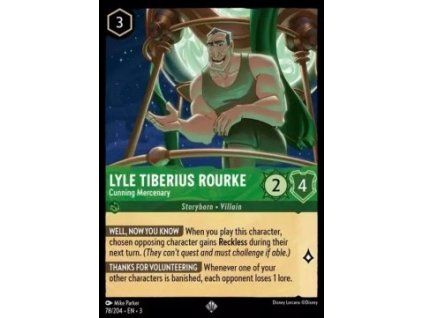 Lyle Tiberius Rourke - Cunning Mercenary