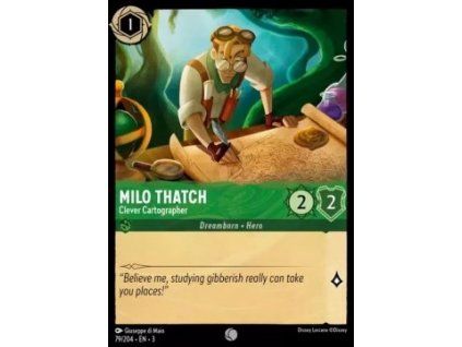 Milo Thatch - Clever Cartographer