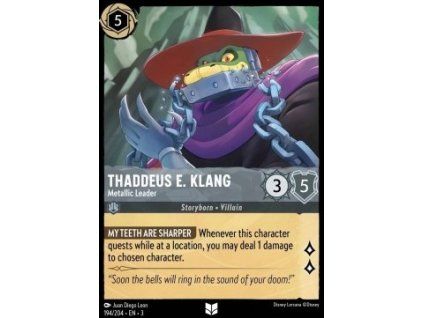 Thaddeus E. Klang - Metallic Leader