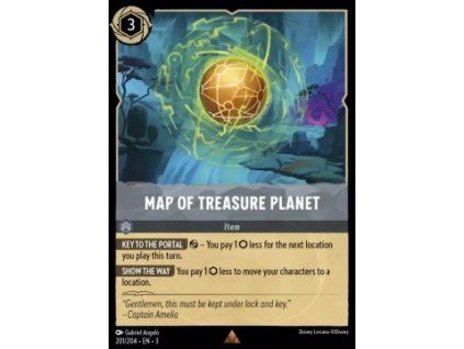 Map of Treasure Planet