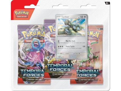 280155 0 0000 pokemon tcg scarlet violet temporal forces cyclizar 3 booster blister