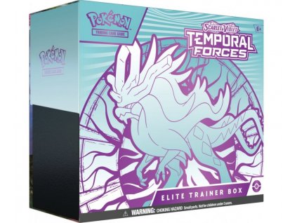 pokemon tcg scarlet and violet temporal forces elite trainer box flutter mane modry