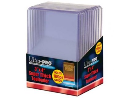 Ultra Pro Super Thick 180pt Toploader - 3'' x 4''  (10 kusů)