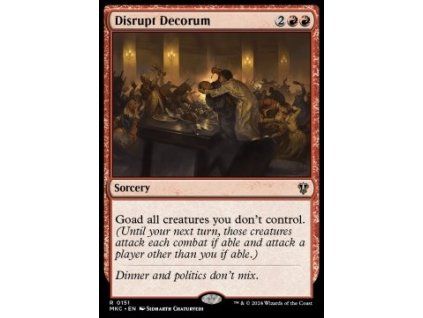 Disrupt Decorum