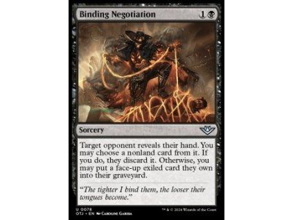 Binding Negotiation