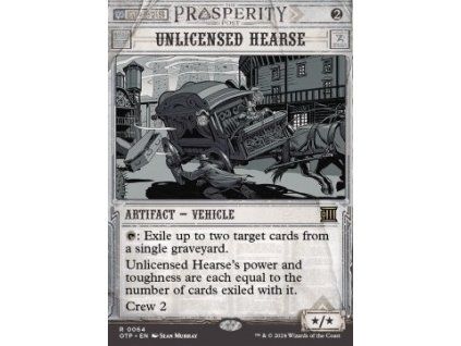 Unlicensed Hearse