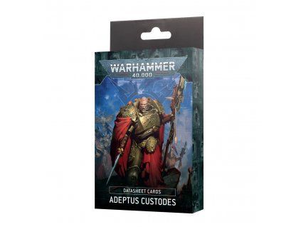 Warhammer 40,000 — Adeptus Custodes Datasheet Cards 10th Edition