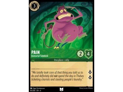 Pain - Immortal Sidekick