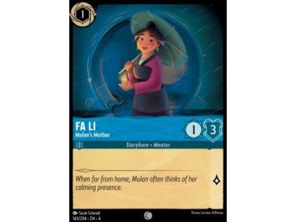 Fa Li - Mulan's Mother
