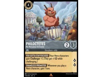 Philoctetes - No-Nonsense Instructor