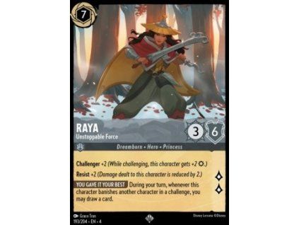 Raya - Unstoppable Force