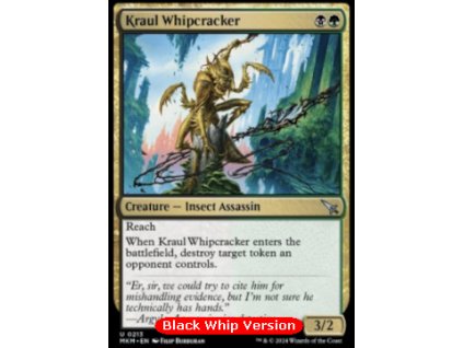 Kraul Whipcracker (V.2) - Černá verze