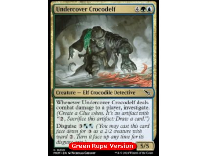 Undercover Crocodelf (V.2) - Zelená verze