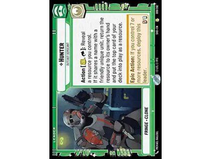 Hunter, Outcast Sergeant