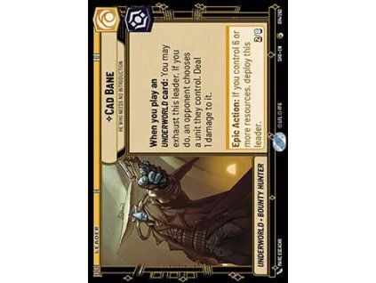 Cad Bane, He Who Needs No Introduction