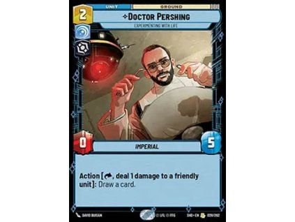 Doctor Pershing, Experimenting With Life (V.1)