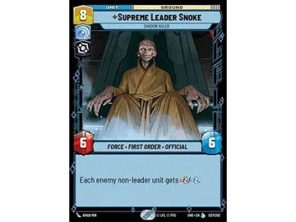 Supreme Leader Snoke, Shadow Ruler