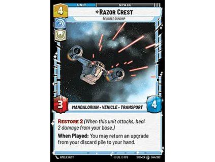 Razor Crest, Reliable Gunship