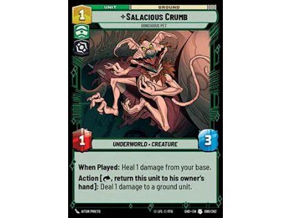 Salacious Crumb, Obnoxious Pet