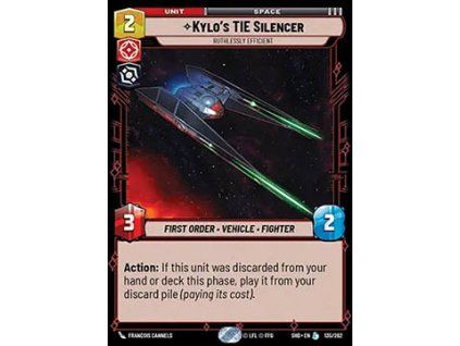 Kylo's TIE Silencer, Ruthlessly Efficient
