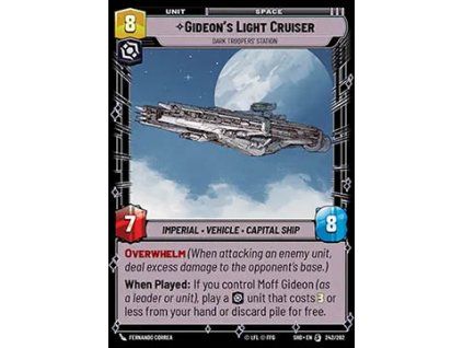 Gideon's Light Cruiser, Dark Troopers' Station
