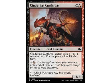 Cindering Cutthroat