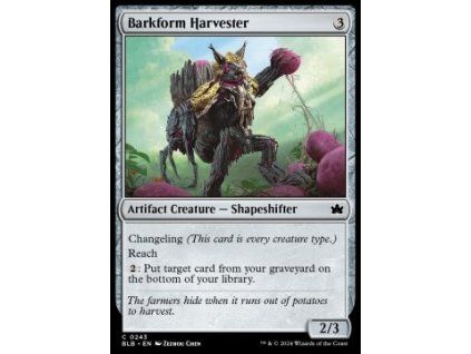 Barkform Harvester