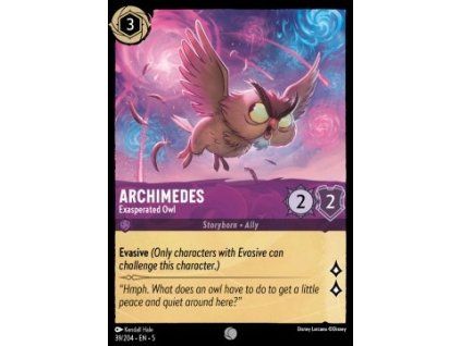 Archimedes - Exasperated Owl