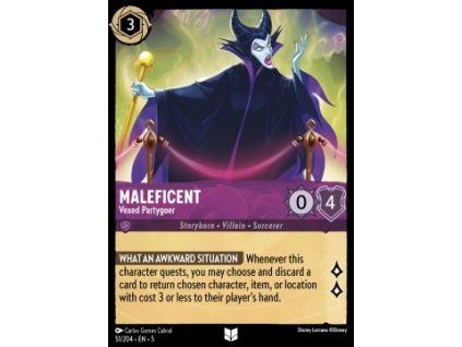 Maleficent - Vexed Partygoer