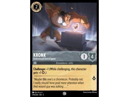 Kronk - Unlicensed Investigator