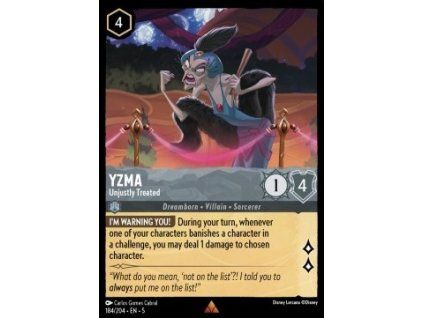 Yzma - Unjustly Treated